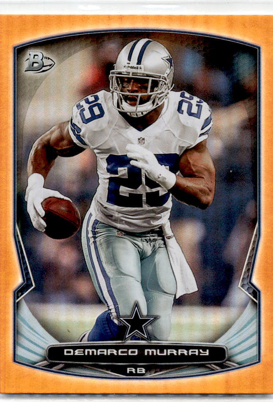 2014 Bowman Veterans Rainbow Orange #57 DeMarco Murray #/50 Dallas Cowboys