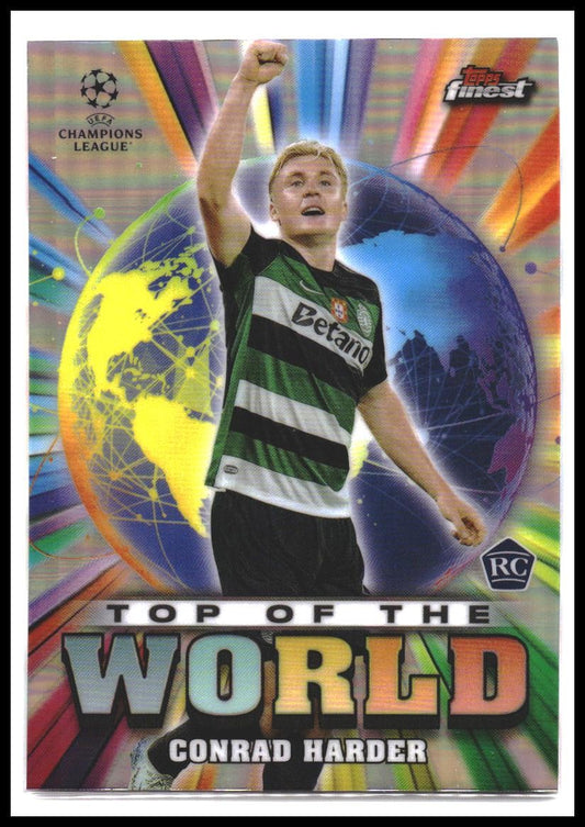 2024-25 Finest UEFA Club Competitions #TW-34 Conrad Harder Top of the World