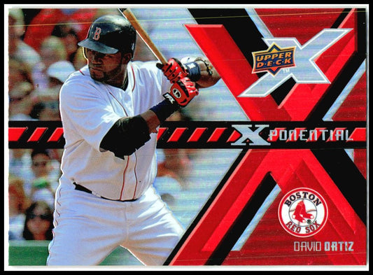 2008 Upper Deck X Xponential #X-DO David Ortiz Boston Red Sox