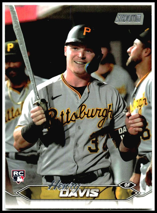 2024 Stadium Club #207 Henry Davis Rookie Pittsburgh Pirates
