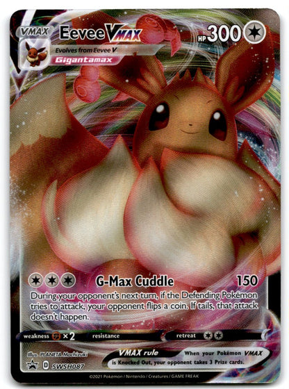 2022 BLACK STAR PROMO EEVEE VMAX #SWSH087