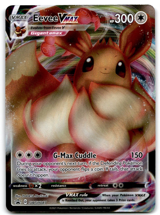 2022 BLACK STAR PROMO EEVEE VMAX #SWSH087