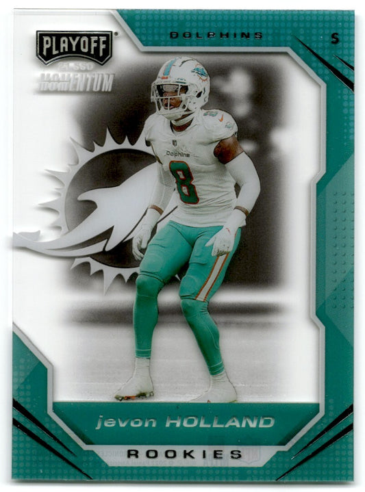 2021 Panini Chronicles Playoff Momentum Rookies Jevon Holland Miami Dolphins