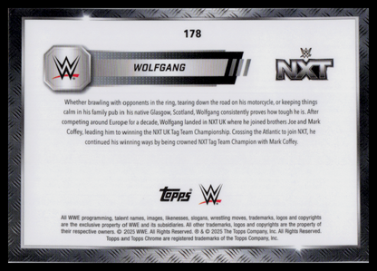 2024 Topps Chrome WWE #178 Wolfgang