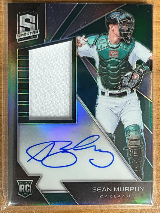 2020 Panini Chronicles Spectra #106 Sean Murphy Auto #/199 Oakland Athletics