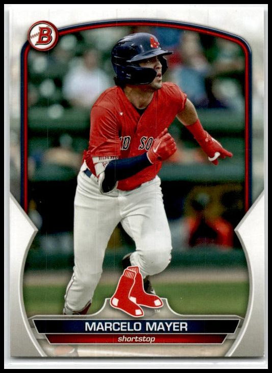 2023 Bowman Prospects #BP-107 Marcelo Mayer Boston Red Sox