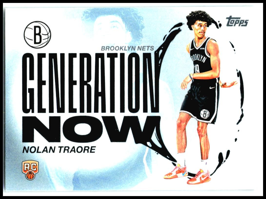 2025-26 Topps Generation Now #GN-19 Nolan Traore Brooklyn Nets