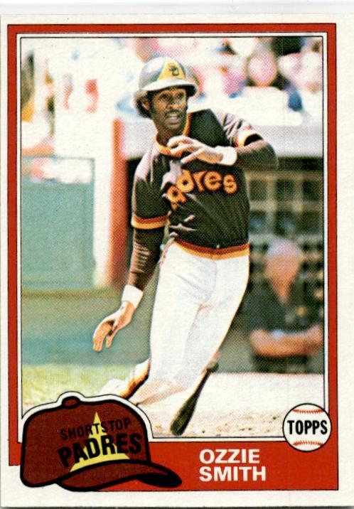 1981 Topps #254 Ozzie Smith San Diego Padres