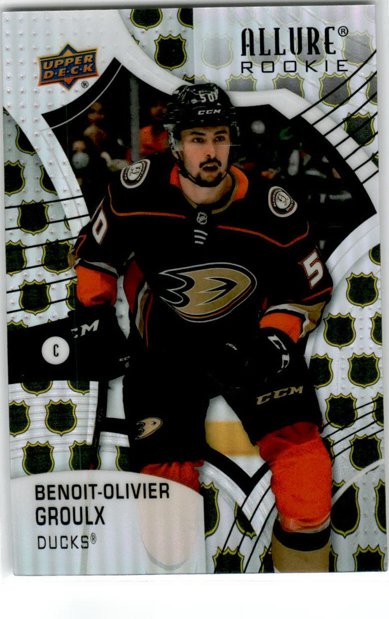2021 Upper Deck Allure 2005 Shield #104 Benoit-Olivier Groulx Anaheim Ducks