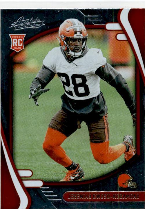2021 Panini Absolute Retail #160 Jeremiah Owusu-Koramoah Rookie Cleveland Browns