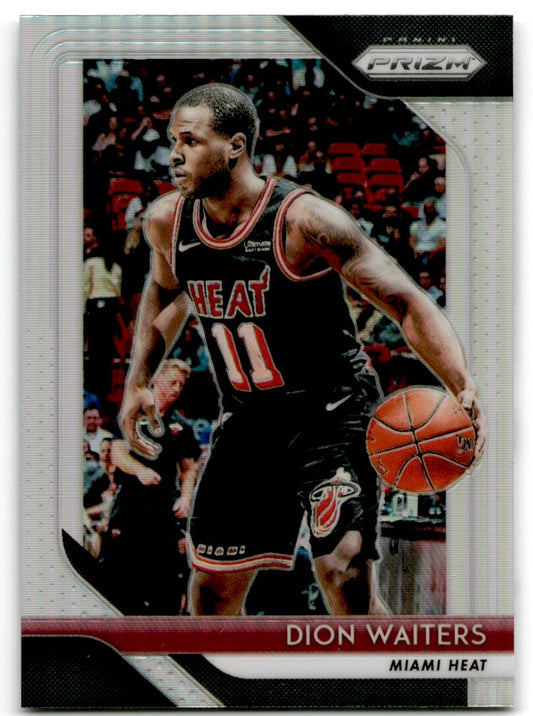 2018-19 Panini Prizm Silver Prizm Dion Waiters Miami Heat #166
