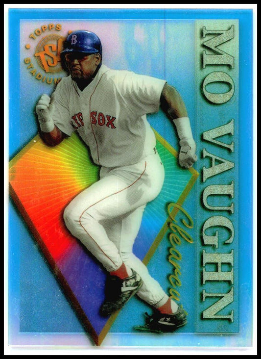 1995 Stadium Club Clear Cut #20 Mo Vaughn Boston Red Sox