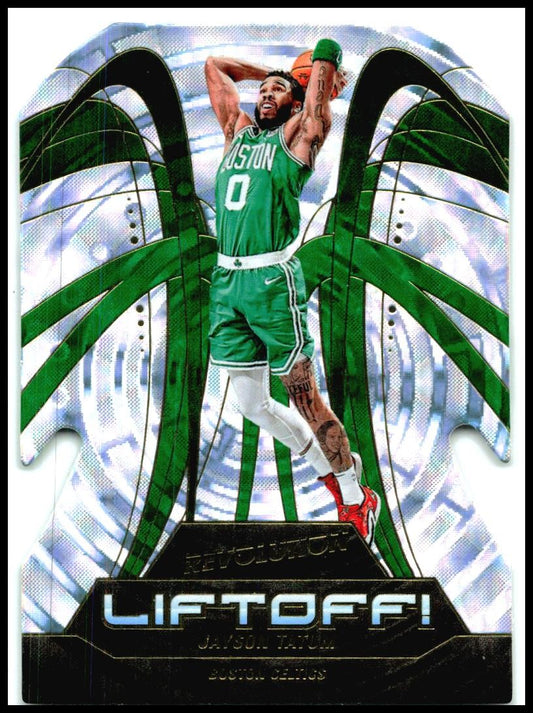 2024-25 Panini Revolution Liftoff! Fractal #7 Jayson Tatum Boston Celtics