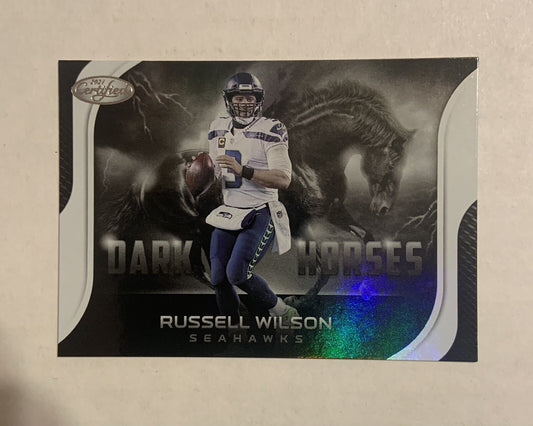 2021 Panini Certified Dark Horses Insert # DH-6 RUSSELL WILSON Seattle Seahawks
