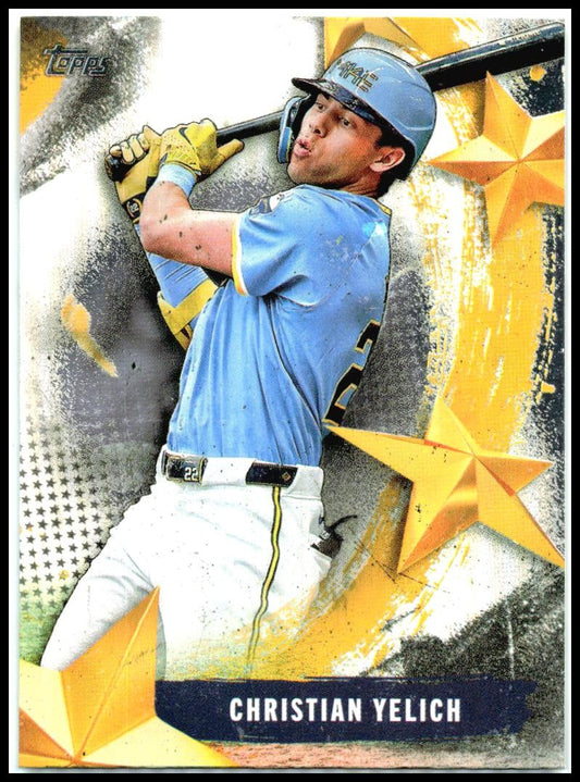 2025 Topps Stars of MLB #SMLB-24 Christian Yelich Milwaukee Brewers