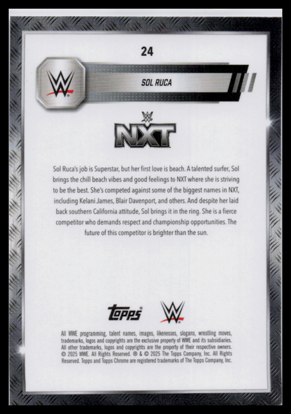 2024 Topps Chrome WWE #24 Sol Ruca