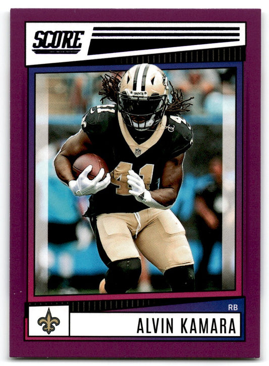2022 Score Alvin Kamara New Orleans Saints #58