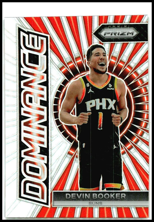 2023-24 Panini Prizm Dominance Prizms Silver #11 Devin Booker Phoenix Suns
