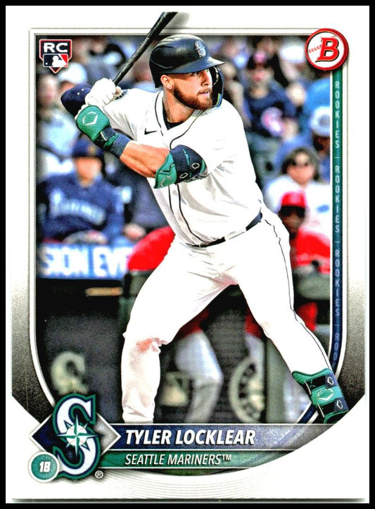 2025 Bowman #93 Tyler Locklear Rookie Seattle Mariners