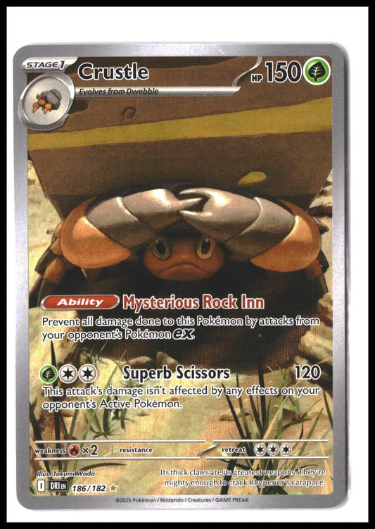 Crustle #186/182 SV10: Destined Rivals