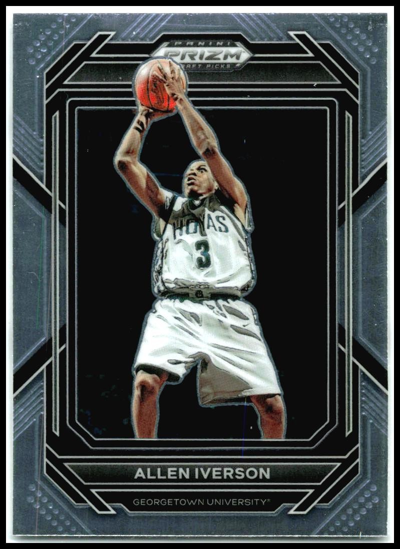 2023 Panini Prizm Draft Picks #77 Allen Iverson Georgetown Hoyas
