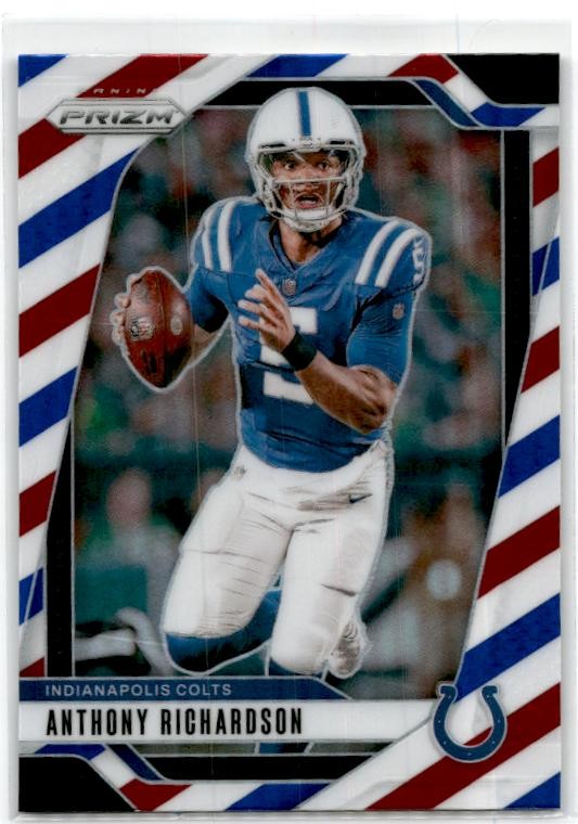 2024 Panini Prizm Red White and Blue #120 Anthony Richardson Indianapolis Colts