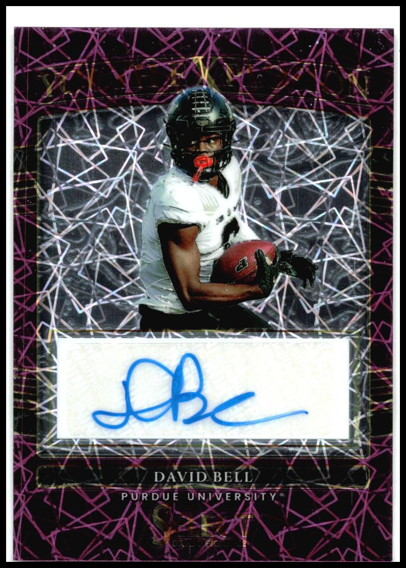 2022 Select Draft Picks Youth Explosion Purple Lazer #YE-DBE David Bell Auto