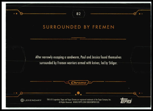 2024 Dune Chrome® - Hobby Box Prism #82 Surrounded By Fremen