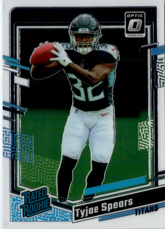 2023 Donruss Optic #297 Tyjae Spears Tennessee Titans