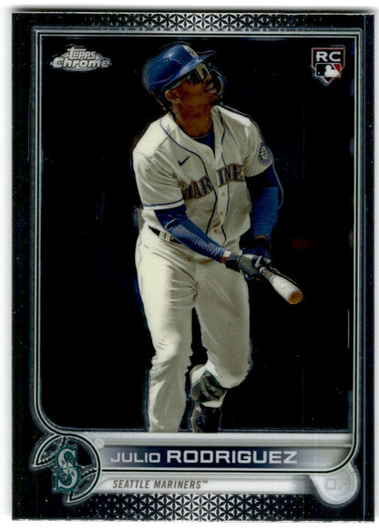 2022 Topps Chrome Julio Rodriguez Rookie Seattle Mariners #USC150