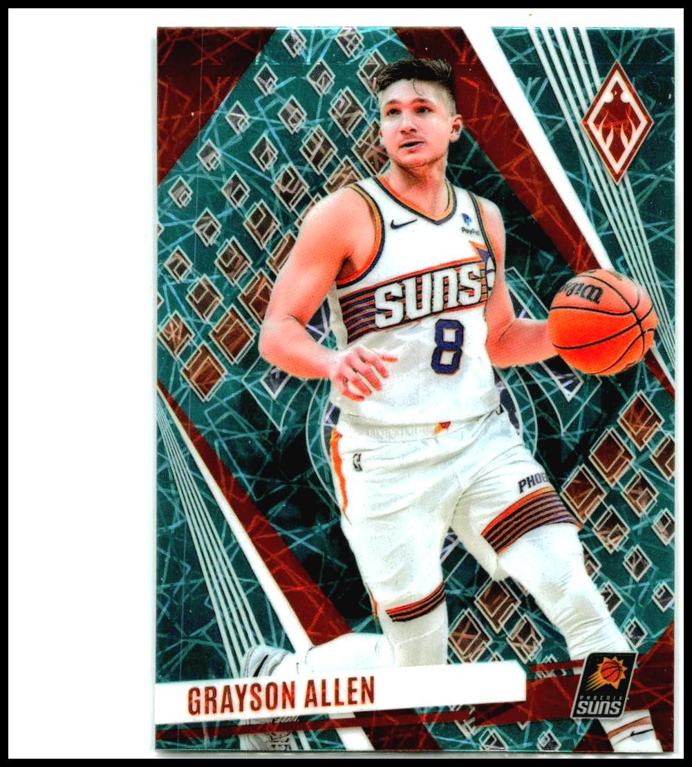 2023-24 Panini Phoenix Phoenix Teal Lazer #167 Grayson Allen Phoenix Suns