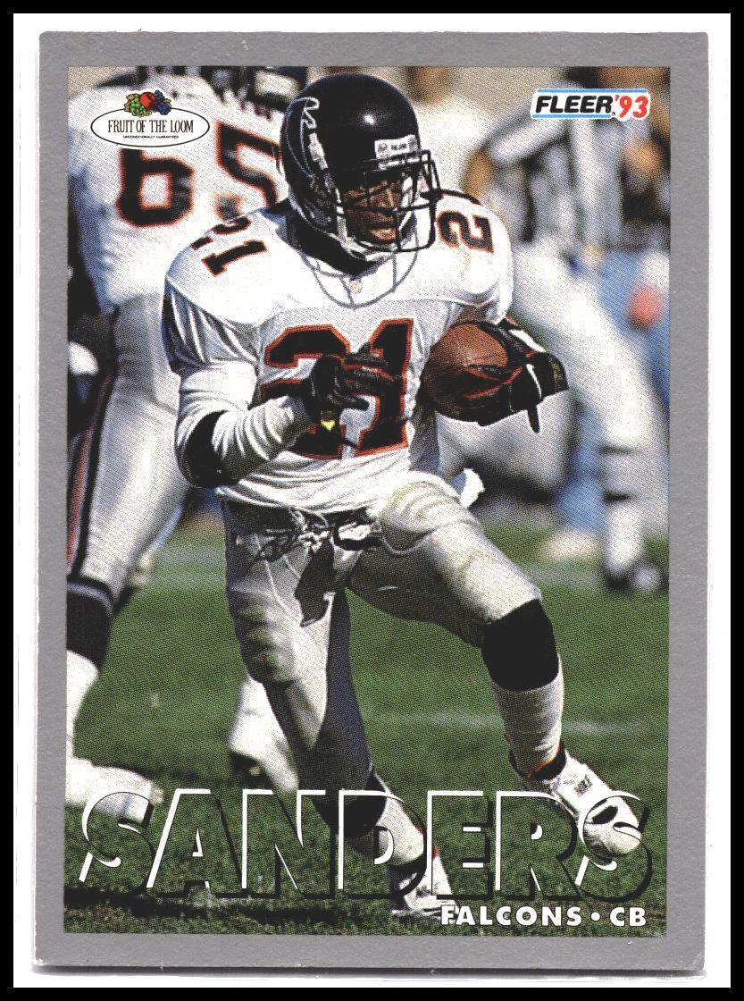 Deion Sanders #385 1993 Fleer