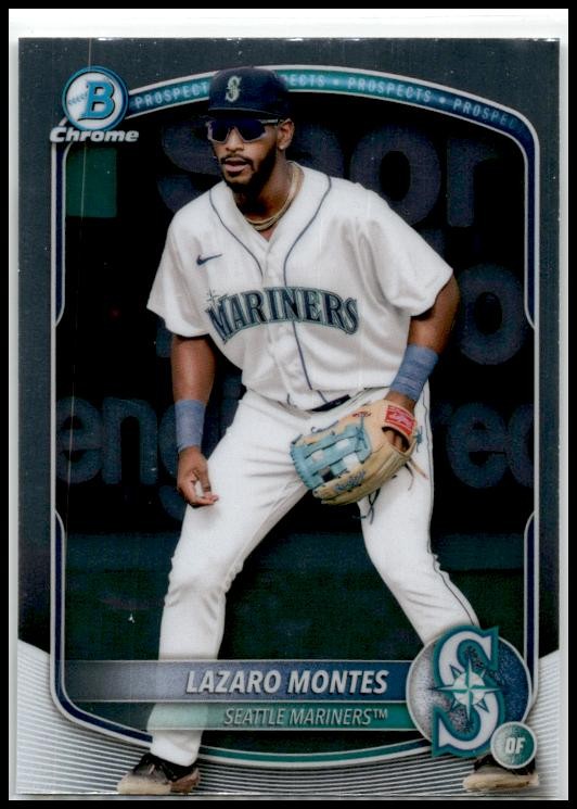 2025 Bowman Chrome #BCP-23 Lazaro Montes Mariners