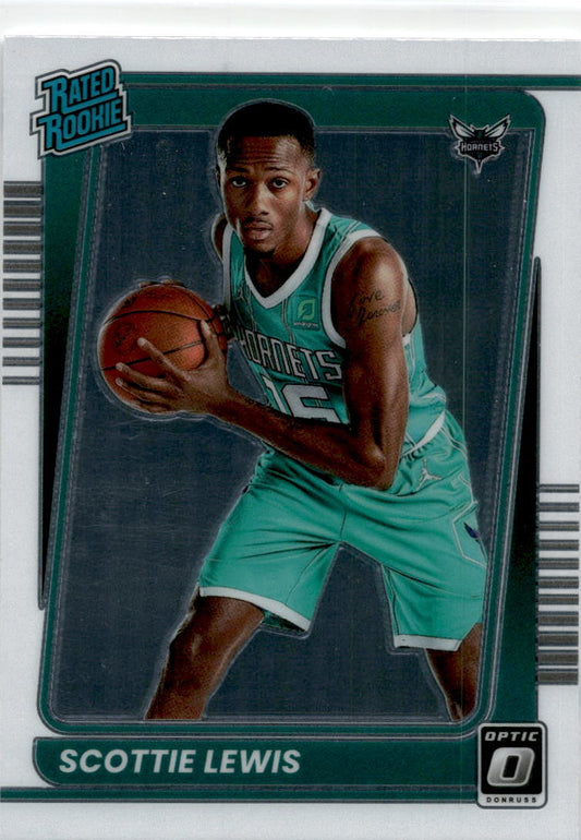2021-22 Donruss Optic #196 Scottie Lewis Rookie Charlotte Hornets