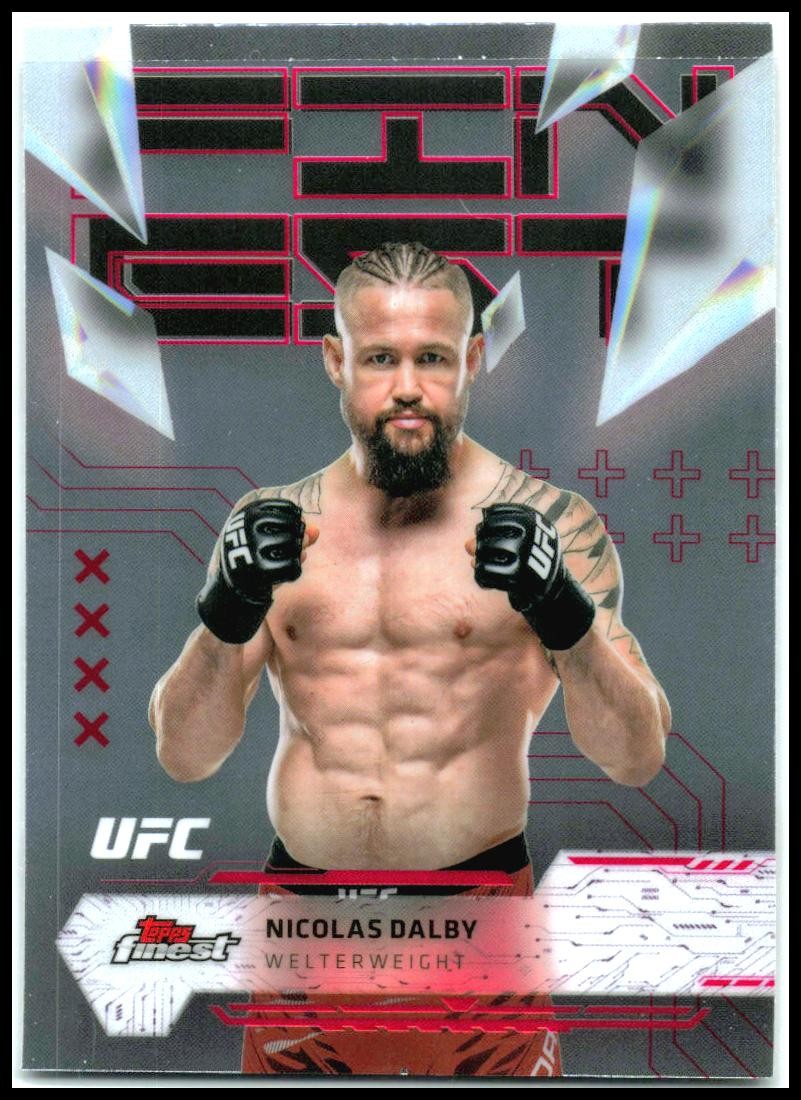 2025 Topps Finest UFC Uncommon #141 Nicolas Dalby