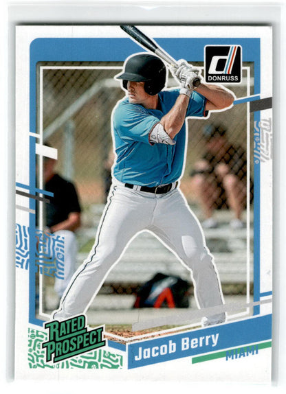 2023 Donruss #52 Jacob Berry Florida Marlins