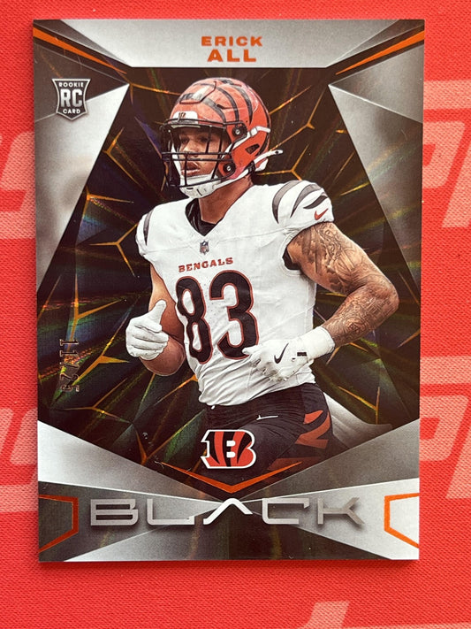 2024 Panini Black Citrine #132 Erick All Rookie #/25 Cincinnati Bengals