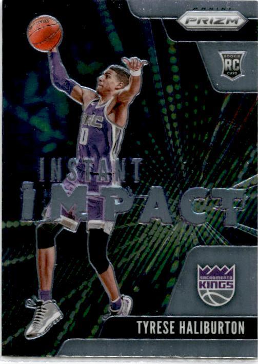 2020-21 Panini Prizm instant impact #9 Tyrese Haliburton Sacramento Kings