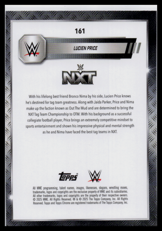 2024 Topps Chrome WWE #161 Lucian Price