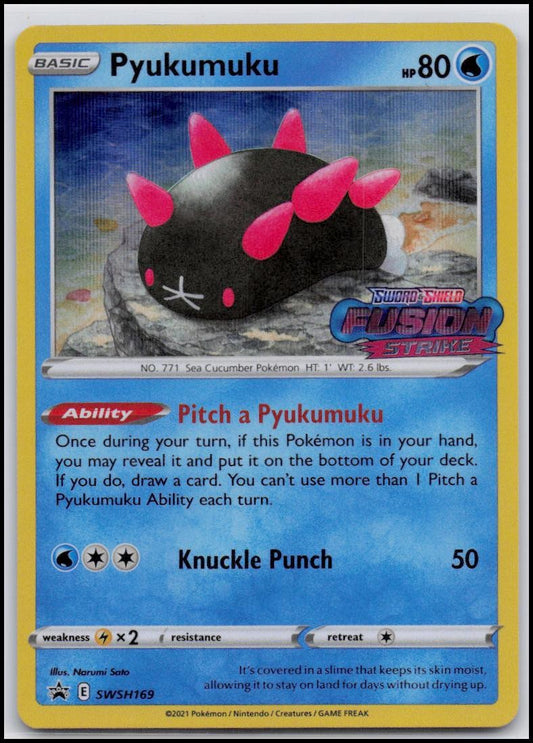 SWSH: Promo Cards #SWSH169 Pyukumuku PreRelease