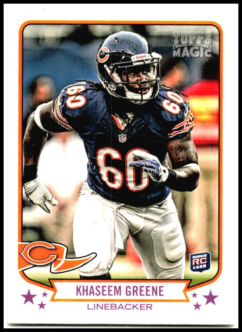 2013 Topps Magic #98 Khaseem Greene Rookie Chicago Bears
