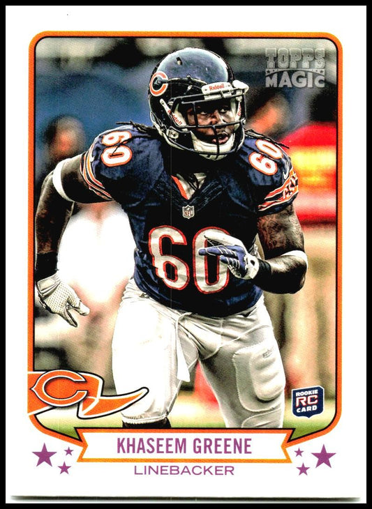 2013 Topps Magic #98 Khaseem Greene Rookie Chicago Bears