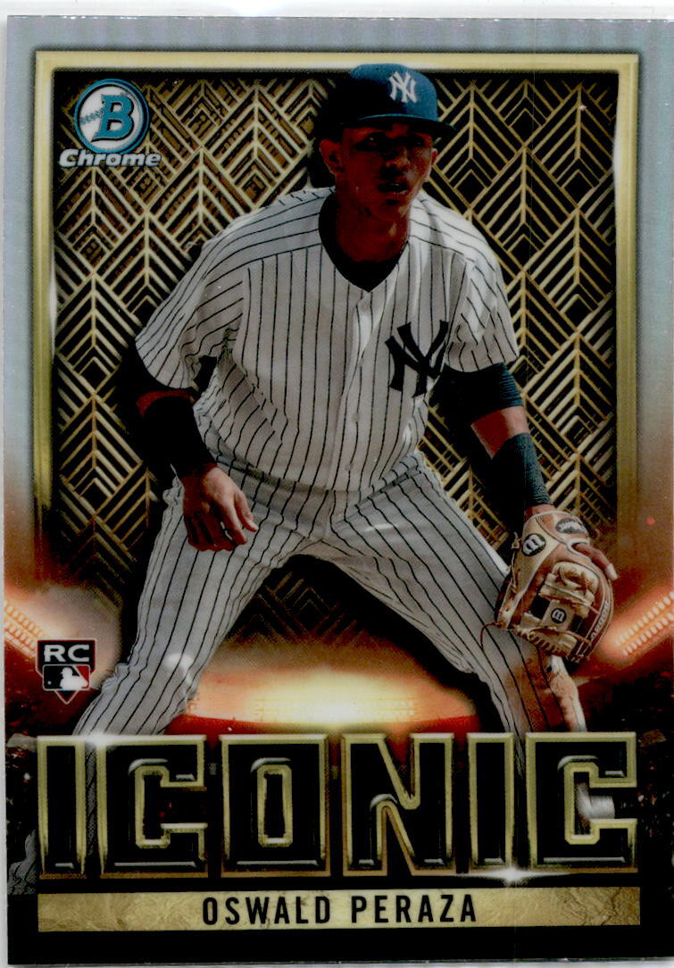 2023 2023 Bowman Chrome Iconic #BI-24 Oswald Peraza  RC New York Yankees