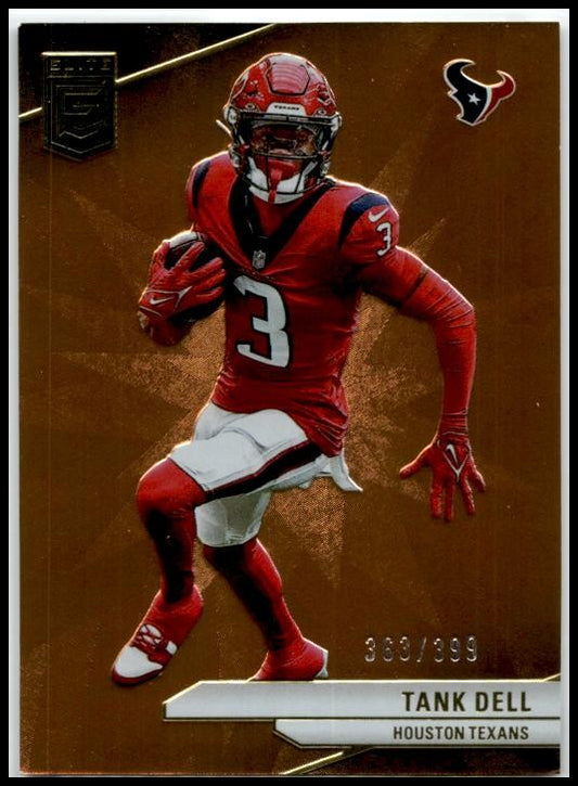 2024 Donruss Elite Orange #92 Tank Dell #/399 Houston Texans