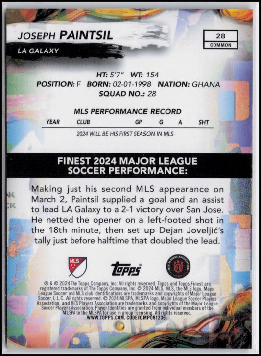 2024 Finest MLS #28 Joseph Paintsil
