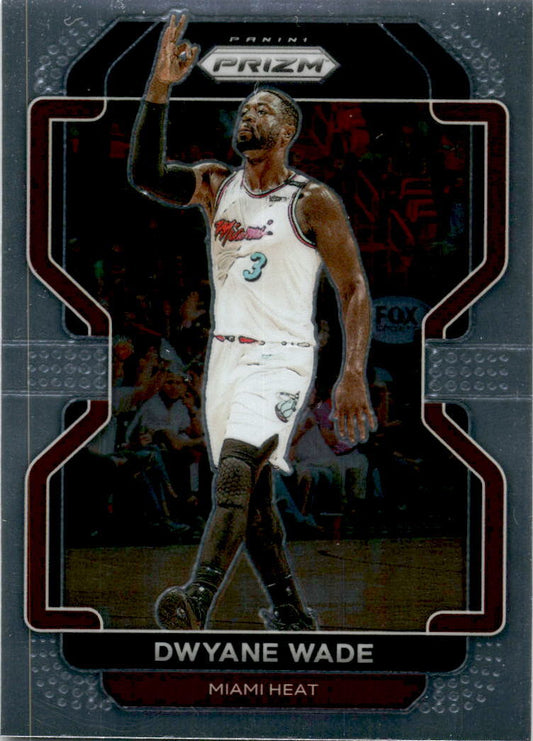 2021-22 Panini Prizm #269 Dwyane Wade Miami Heat