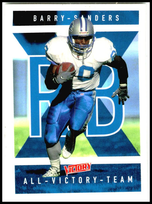 1999 Upper Deck Victory #296 Barry Sanders Detroit Lions