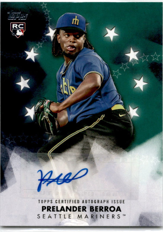 2024 Topps Baseball Stars  #BSA-PB Prelander Berroa Auto Seattle Mariners