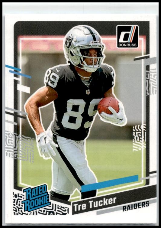 2023 Donruss #362 Tre Tucker Rookie Las Vegas Raiders