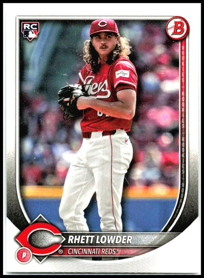 2025 Bowman #6 Rhett Lowder Rookie Cincinnati Reds